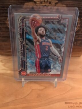 2025-26 Topps Holiday Cade Cunningham Silver Glitter SP Pistons